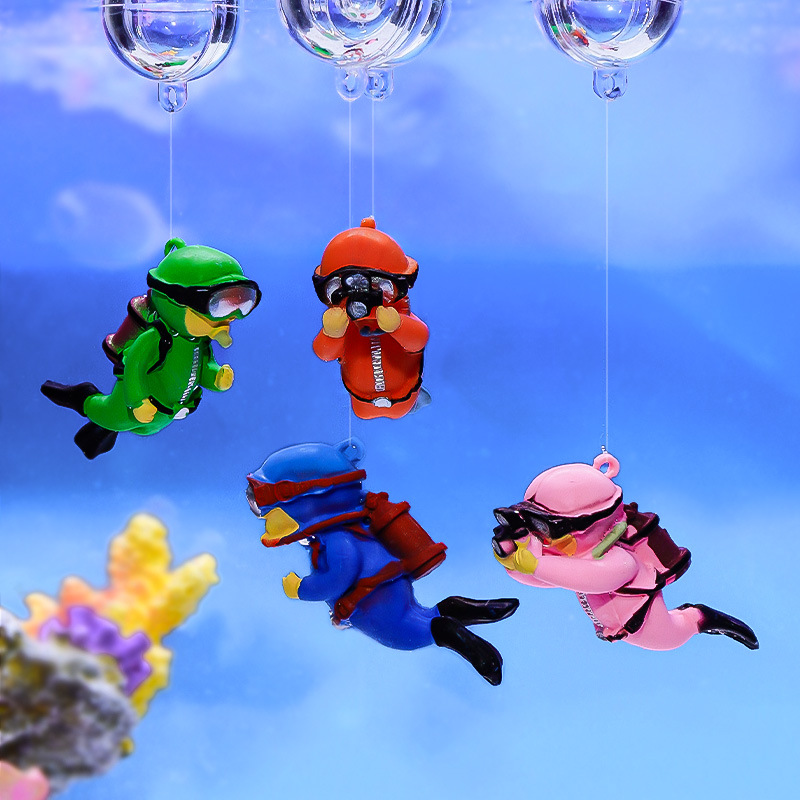Ocean Aquarium - Fish Tank Diver เครื่องประดับตกแต่งภูมิทัศน์ Aquarium ของขวัญยอดนิยมลอย,