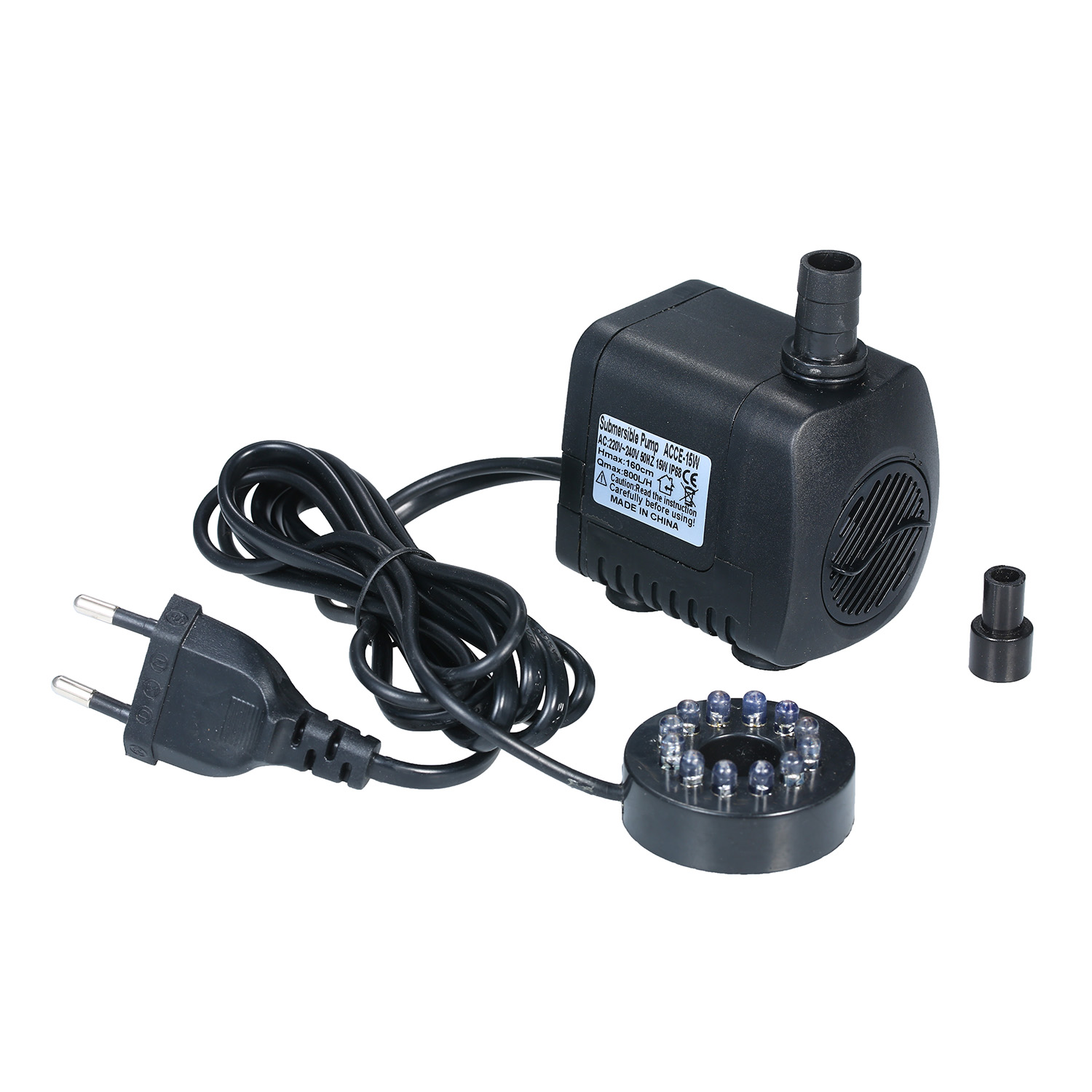Aquarium Marine Lights - ไฟ LED Submersible ปั๊ม 800L/H Ultra-Quiet