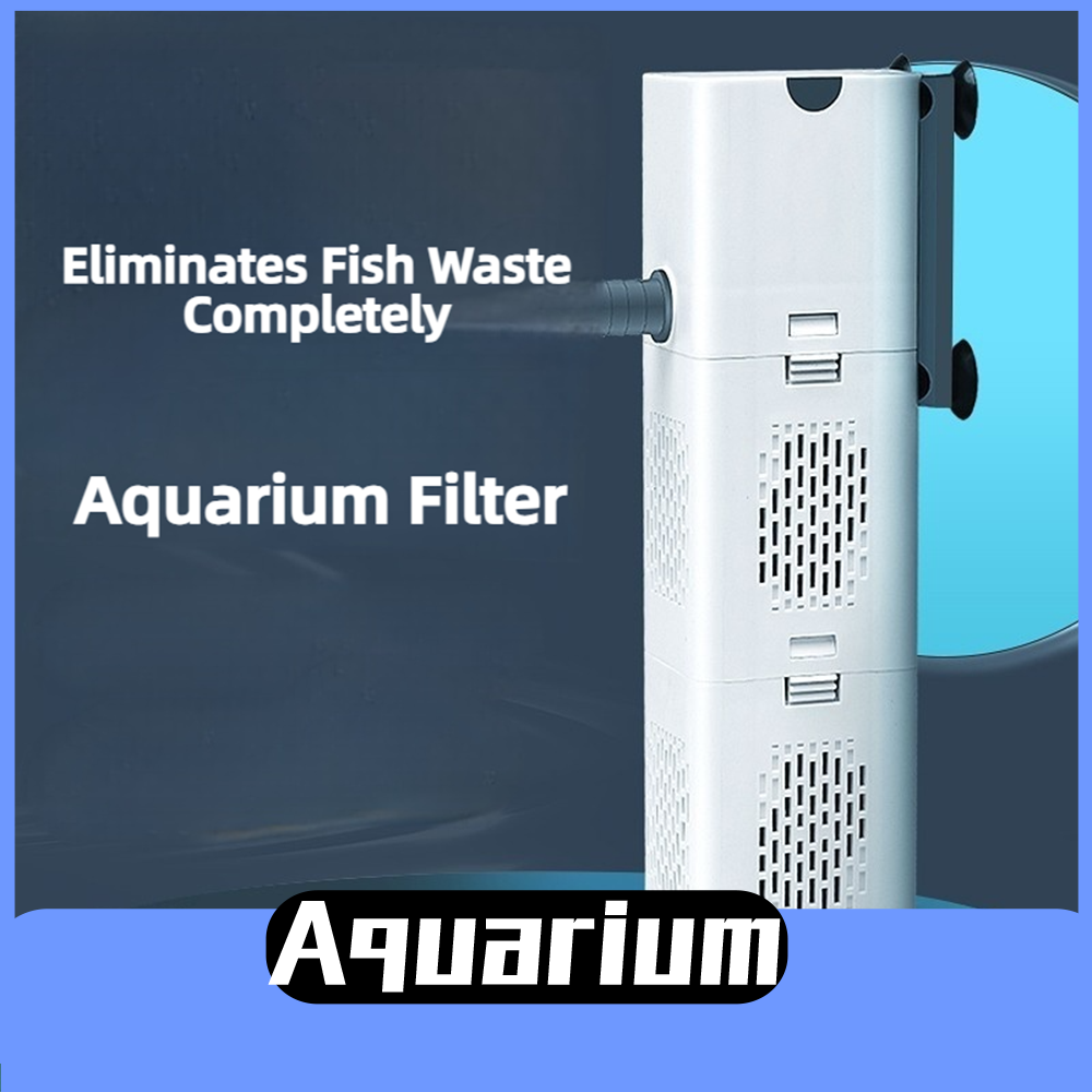 Reef Tank Filter - เครื่องกรองน้ำตู้ปลา Yee พร้อมเครื่องผลิตออกซิเจนขนาดเล็กในตัว ระบบกรองน้ำและเติมออกซิเจน ทำงานเงียบพิเศษ สำหรับตู้ปลาปะการัง