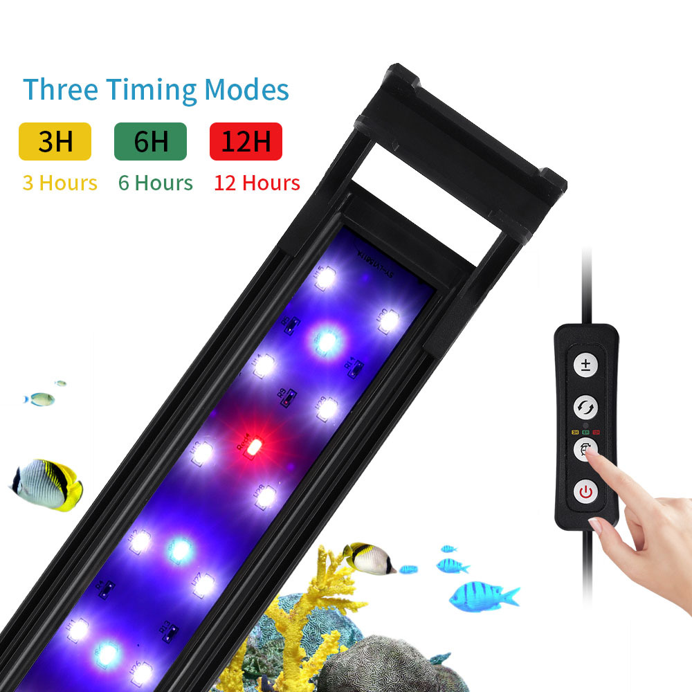 Reef Lighting - ความสว่างที่ปรับได้ของไฟติดตู้ปลา, เอฟเฟกต์แสงของไฟตู้ปลา, ไฟจัดสวนตู้ปลาแบบตั้งเวลา