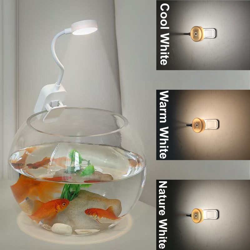 Aquarium Marine Lights - ไฟ LED สำหรับตู้ปลาแบบหนีบ 360 องศา °