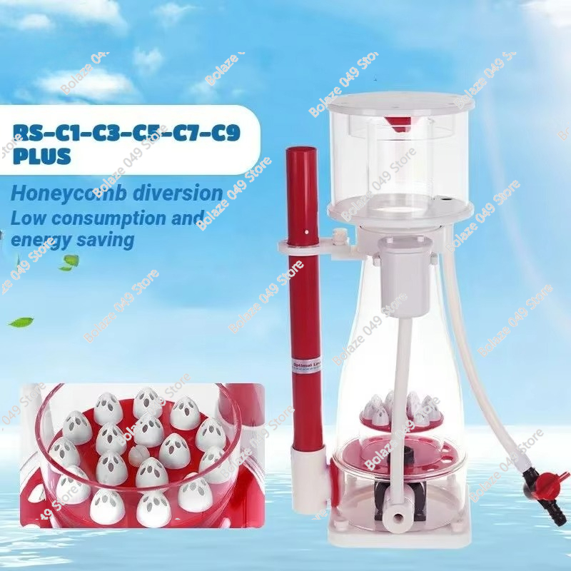 Reef Tank Filter - เครื่องกรองโปรตีนแบบพินวีล RS-C ซีรีส์ 110-240V DC สำหรับตู้ปลาทะเล