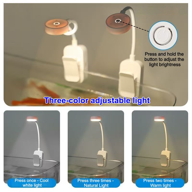 ไฟ LED สำหรับตู้ปลาแบบหนีบ 360 - Aquarium Marine Lights บทวิจารณ์และราคา